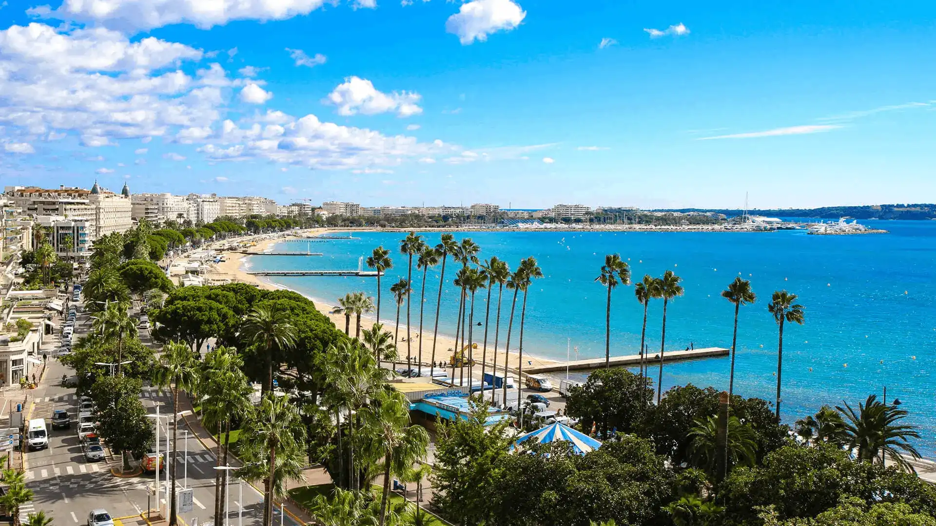 La Croisette à Cannes, adresse prestigieuse pour domiciliation d'entreprise